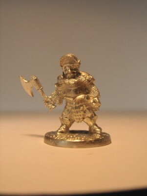 RAL PARTHA Fantasy ELITE DWARF AXEMAN 1 any RPG D&D Pathfinder 02-032A R