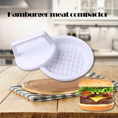 DIY Plastic Hamburger Patty Press Mold Meat Beef Grill Burger Maker Kitchen Tool