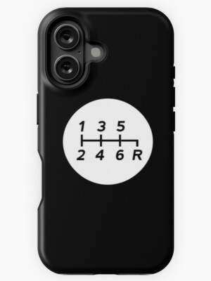 New Manual Transmission Shift  iPhone Tough Case 11-16 Pro Max Made in USA