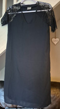 vero moda elegant black dress with lace sleeves. size xs