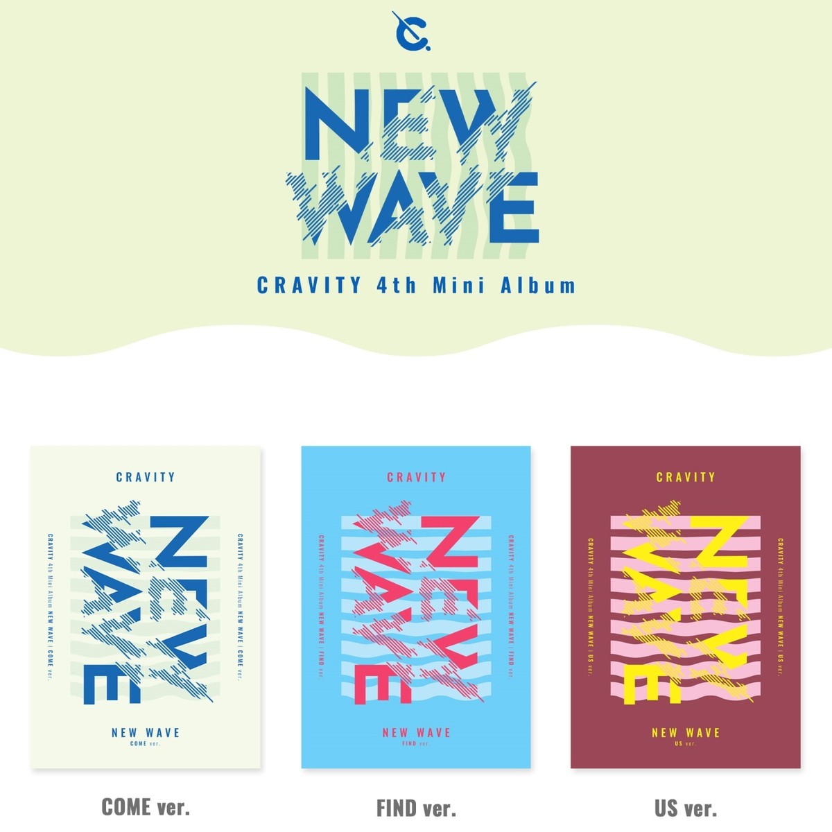 K-POP/アジア CRAVITY CD K-POP CRAVITY 4th Mini Album [NEW WAVE] 3Ver SET CD+92p P.Book+2p