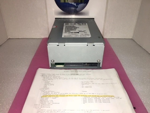 Storagetek 3137497-04 LTO1 LVD/SCSI Tape Drive 3100222201 A6322-69001 - Image 3 of 3