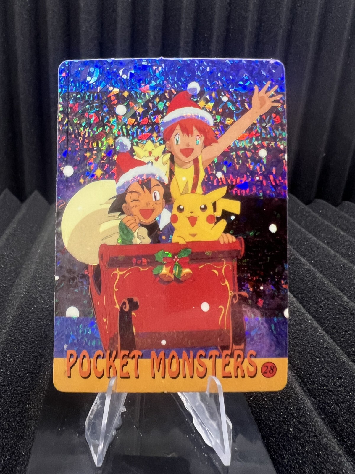 Pokemon Vintage 1999 Bandai Pocket Monsters HOLO Prism Vending Sticker Nintendo