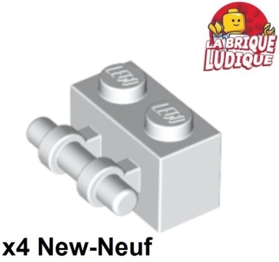Lego 4x Stein Brick Modified 2x2 handle bar Griff weiß/white 30236 NEU