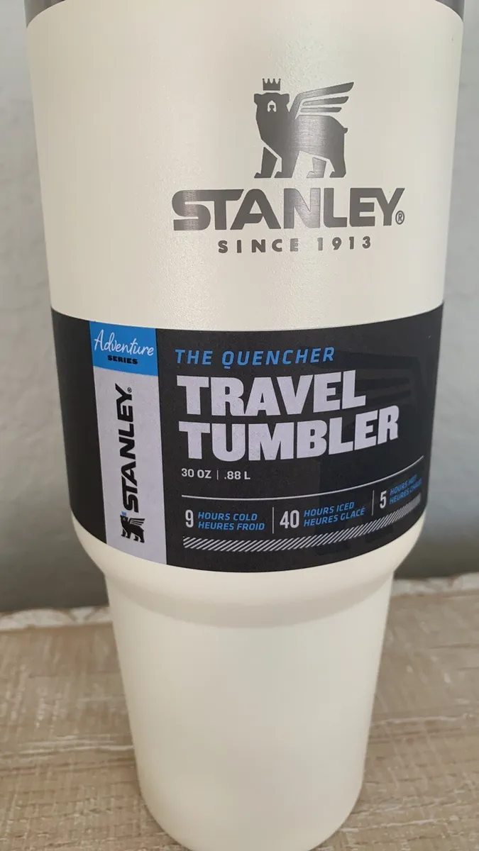 NEW Stanley 30 oz Adventure Quencher Tumbler Cream Color