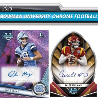 2023 Bowman Chrome U Football - Base #1 - 200 - Complete Your Set - You Pick !!!