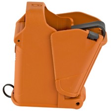 RRAGES Universal Mag Loader Fits 9mm to 45 Single Or Double Stack Orange