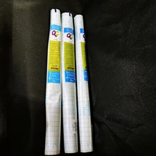 Lot of 3 Clear Quick Cover Adhesive Contact Shelf & Drawer Liner 18" x 1.5 yds