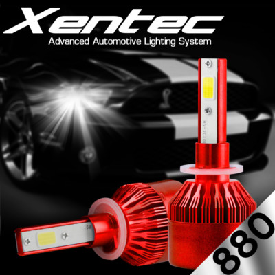 XENTEC LED HID Foglight kit 893 White for 1996-1999 Ford Econoline Super Duty