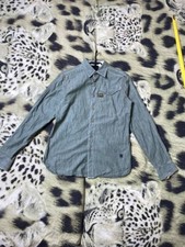 G-Star Raw Shirt Womens measuremens M Slim Fit Long Sleeve Button Mens