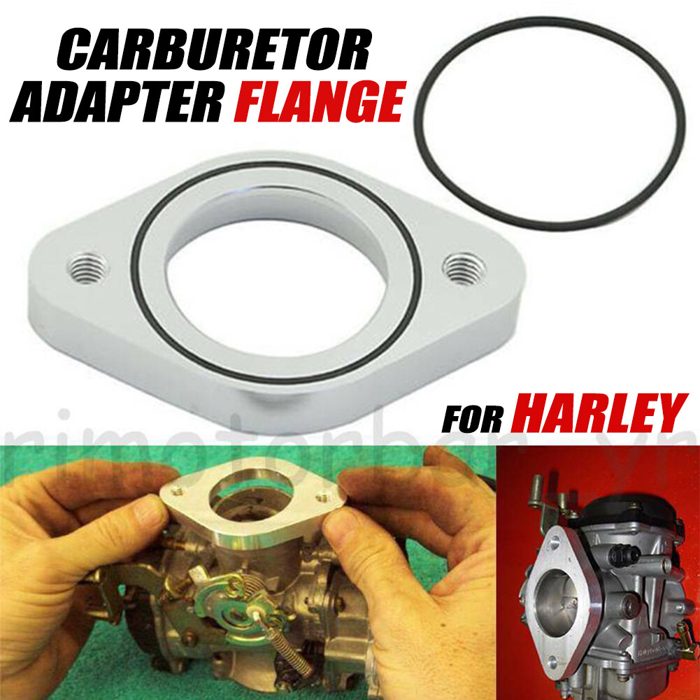Carb Carburetor Adapter Flange CV40MM For Harley Softail Sportster 1000