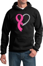 Breast Cancer Awareness Hoodie Heart Ribbon