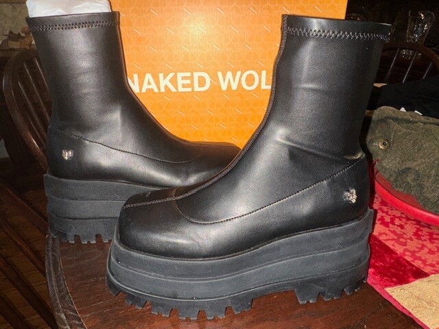 Nakedwolfe Sassy boots W9 | eBay