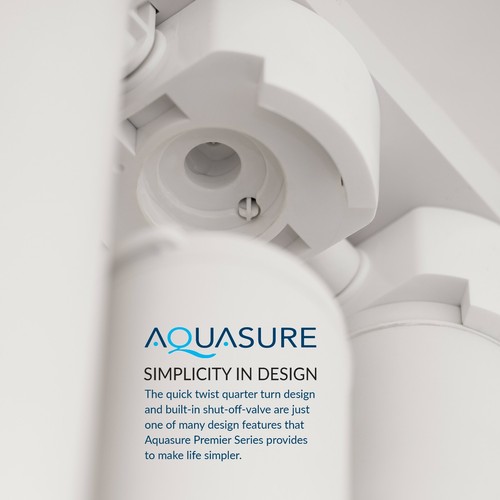 Aquasure Premier Reverse Osmosis Water Filtration System 100 GPD 4-stage - Picture 6 of 8