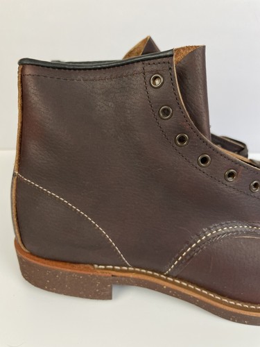 Red Wing X Brooks Bro Blacksmith Boots 11.5 D 4522 Brown Cork Sole Made In USA - Picture 9 of 16