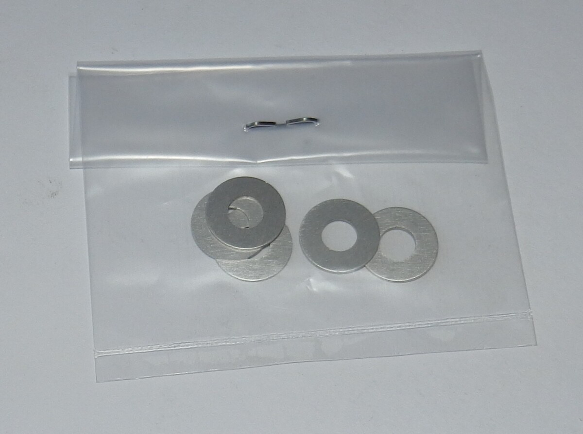 タミヤ　TA04R Tamiya TA04-R / TA04 TRF Lock Nut Washers (x5) NEW 9805799 49278