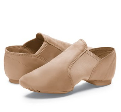 Capezio Leather Caramel Split-Sole Jazz Boots – EJ2 Model – Slip-On Design For Dance & Performance 8 thumbnail image