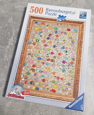 Ravensburger Puzzle Ottifanten Weihnachten Märchen Strandkorb 500 / 1000 Teile