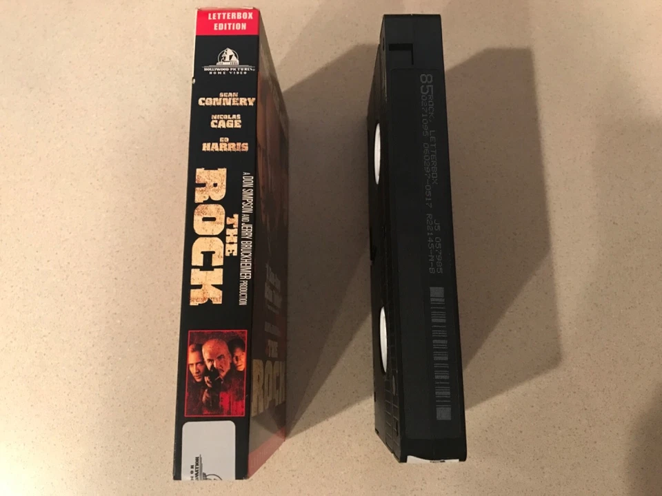 The Rock (VHS, 1997, Letterbox) Sean Connery, Nicolas Cage, Ed Harris - Image 3 of 3