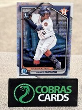 WANER LUCIANO 2024 BOWMAN CHROME 1ST SHIMMER REFRACTOR ASTROS