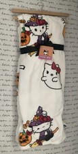 HELLO KITTY MUMMY GHOST WITCH  PUMPKIN HALLOWEEN PLUSH THROW BLANKET