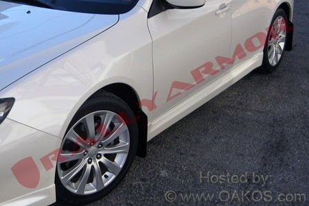 Rally Armor UR Mud Flaps Black w/ Silver Logo for '08-'10 WRX MF6-UR-BLK/SIL - Picture 3 of 3