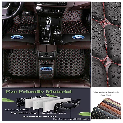 For Ford F150 Full Cab 2004-2024 Custom Car Floor Mats Carpets Mats Waterproof - Imagen 12 de 45