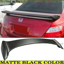 2006-08 2009 2010 2011 Honda Civic Si 2Dr Factory Style Spoiler Wing MATTE BLACK