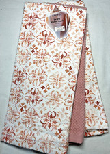 COLORDRIFT KITCHEN TOWELS 3 CORAL MEDALLIONS 18 X 28 100 COTTON NIP