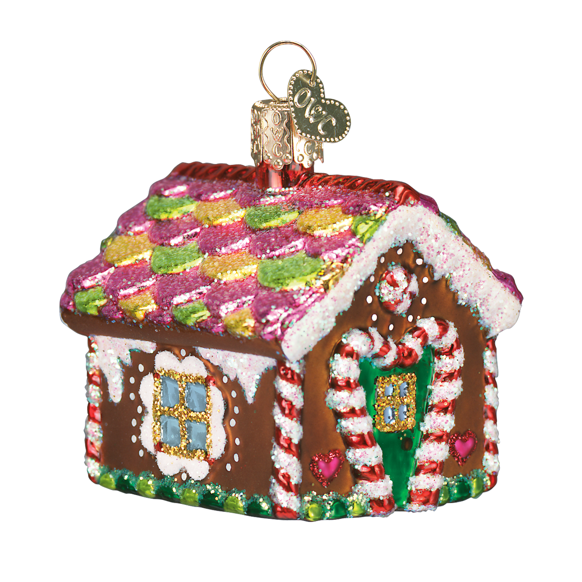 Old World Christmas Gingerbread House Blown Glass Christmas