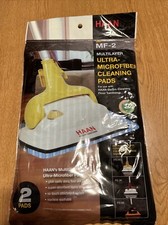 2-pack HAAN MF-2 Multilayer Ultra Microfiber Cleaning Pads, Blue