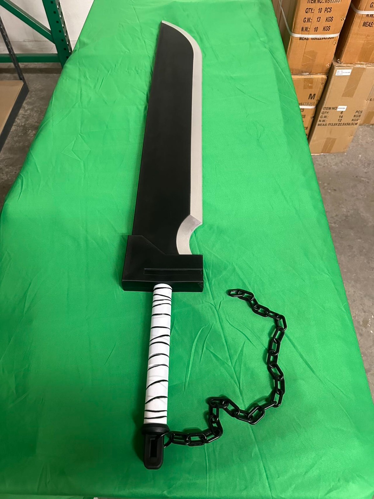 Inner Ninja with The 57" PU Foam Sword Inspired by Naruto Zabuza's