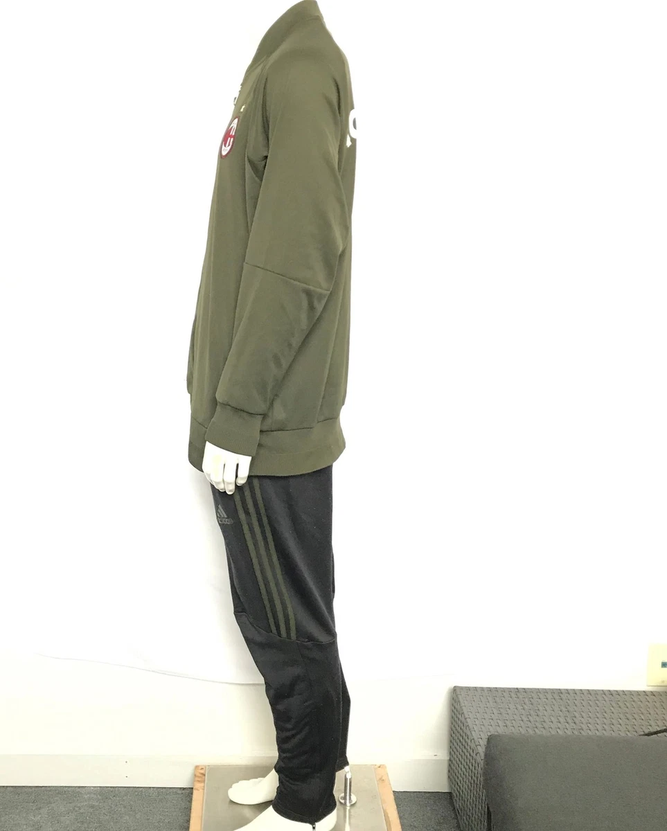 Olive green sales adidas suit