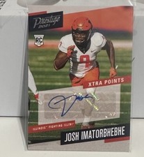 2021 Chronicles Draft Picks Prestige PS-JIM Josh Imatorbhebhe Auto Illinois