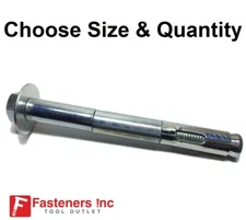 Hex Head Concrete Sleeve Anchor Zinc Plated (Choose Size & Quantity)