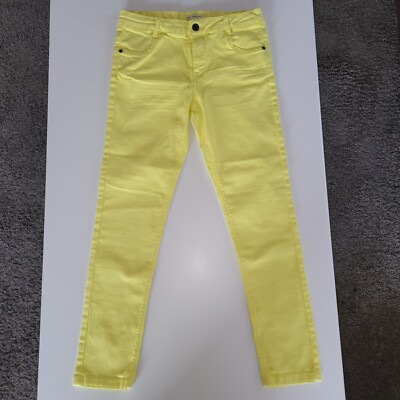 Mädchen Jeans gelb von Verbaudet Gr. 138cm
