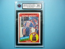 1984/85 O-PEE-CHEE NHL HOCKEY CARD #373 WAYNE GRETZKY TROPHY KSA 10 GEM MINT OPC
