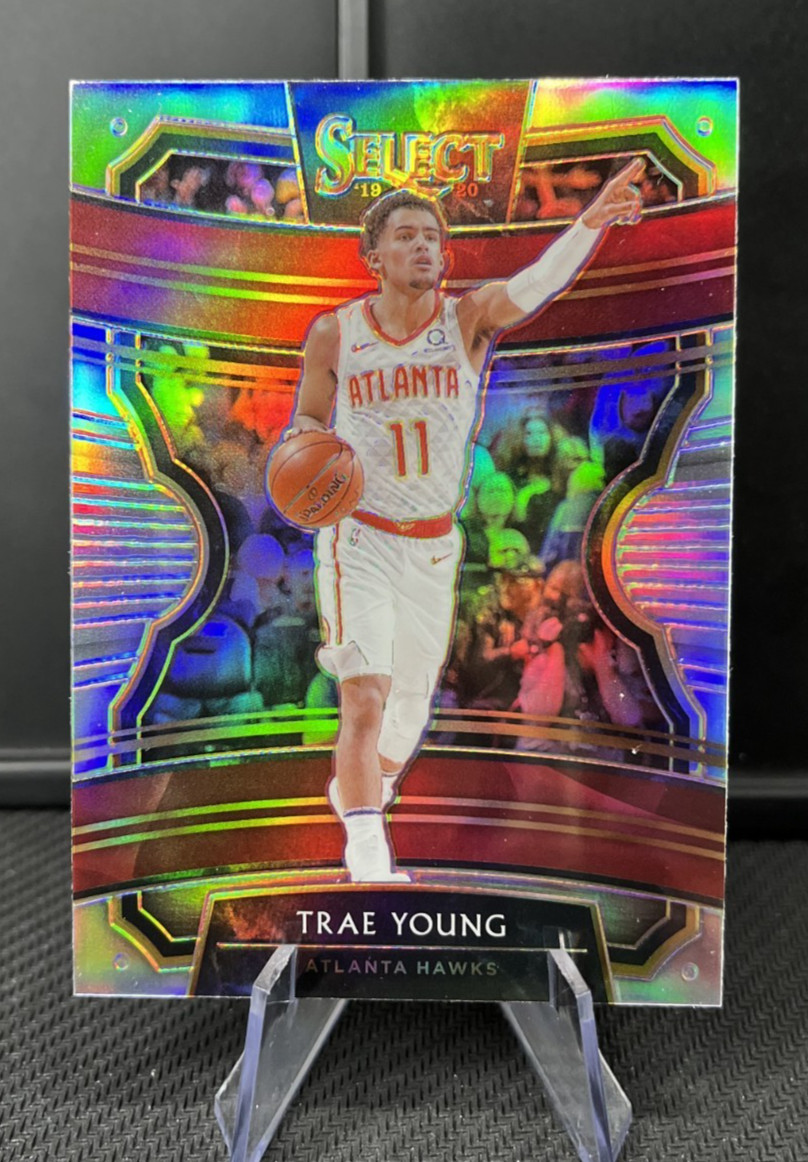 TRAE YOUNG Silver - 2019-20 Select Concourse SILVER Prizm #33 - Atlanta Hawks