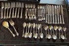gorham chantilly sterling silver flatware Place Settings For 8 Total 50pc