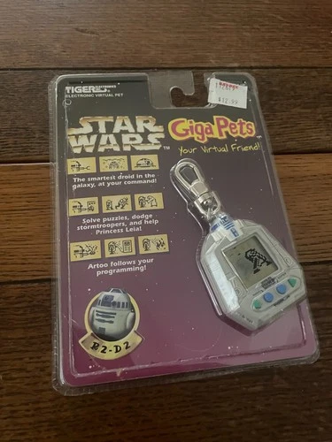Star Wars Giga Pets R2-D2 Virtual Pet Electronic Vtg (1997) Tiger 70-137