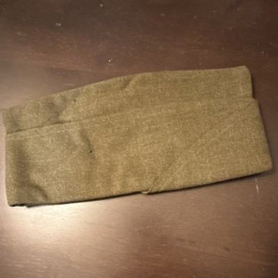 Correct Shoes Inc. US Army Wool Garrison Cap Korean War Original Dated 1950
