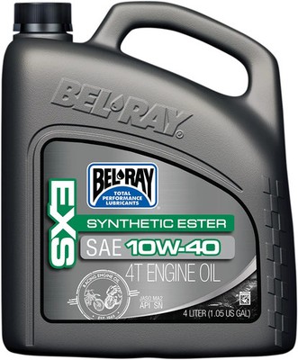 4-Takt Motoröl auf Basis synthetischen Esters EXS BEL-RAY 10W-40
