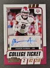 2021 JHAMON AUSBON CONTENDERS DP COLLEGE TICKET RC AUTO TEXAS A&M AGGIES NM/MT