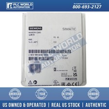 Siemens 6ES7954-8LC03-0AA0 SIMATIC S7 Memory Card, 4MB, 3.3V Flash, New Sealed