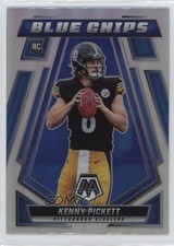 2022 Panini Mosaic Blue Chips Silver Prizm Kenny Pickett #BC-1 0nr3