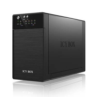 Geh. IcyBox USB 3.0/eSata 2x3,5'' SATAI-III RAID