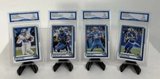 2025 Donruss Jared Goff Amon-Ra St. Brown Gibbs & LaPorta Lions 4 Card Team Set!