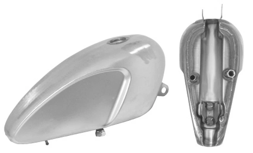 Tanque de gasolina Slimline Legacy de 2,75 galones para Harley Sportster 83-03 Foto 2 de 2