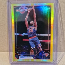 MIKAL BRIDGES  New York Knicks NBA HOOPS 2026 yellow refractor # 191/275.