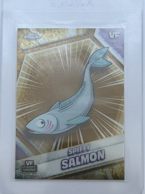 Spiffy Salmon /50 2026 Topps Chrome VeeFriends Gold Mini Diamond Refractor